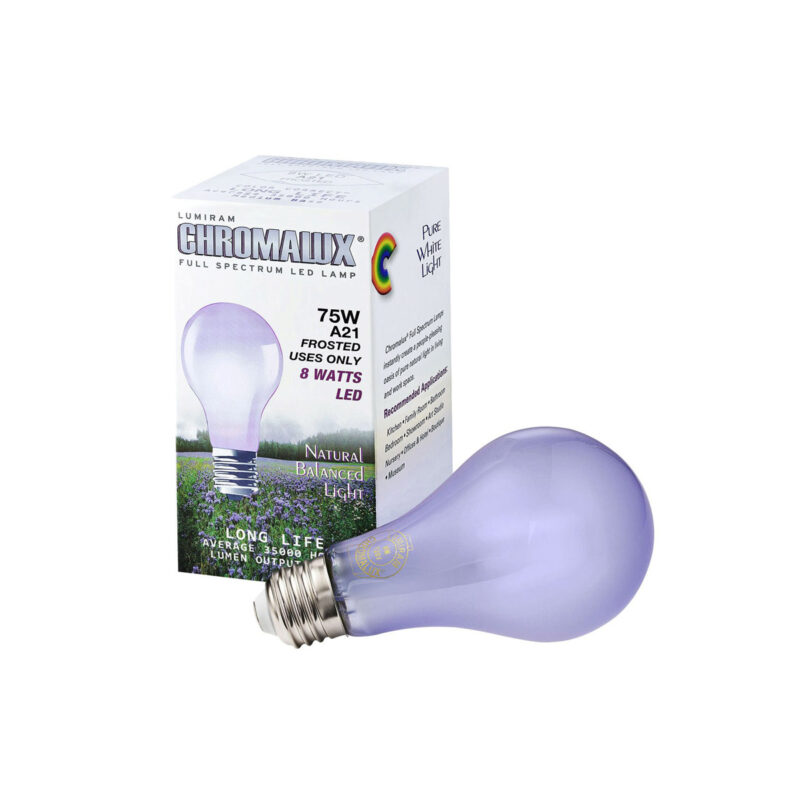 A21 8W Chromalux® Full Spectrum LED
