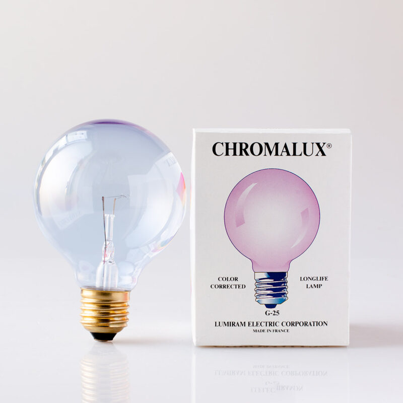G25 Clear Globe Chromalux Full Spectrum Incandescent Light Bulb