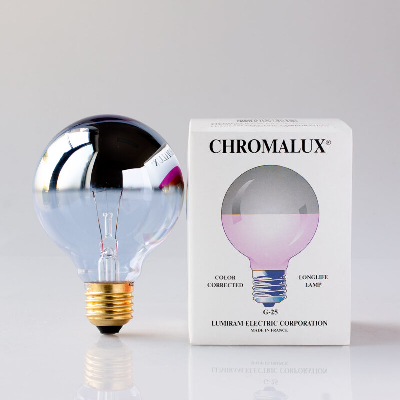 G25 Silver Bowl Chromalux Full Spectrum Incandescent Light Bulb
